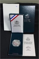 1991 Korean War Memorial Silver Dollar Proof in El