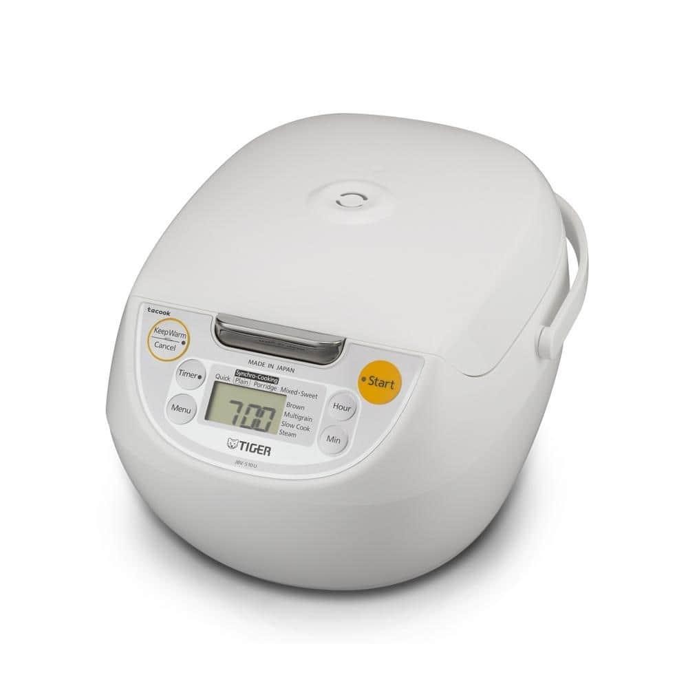 Micom 5.5-Cup White Rice Cooker w/Tacook