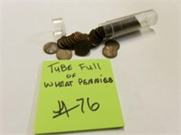 full tube of wheat pennies unsearched