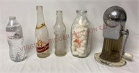Vintage Soda & Milk Bottles, Ice-O-Mat Ice Crusher