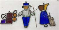Stained glass sun catcher decorations - lot of
