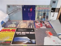 LOT OF 9 ASSORTED VINTAGE VINYL RECORD