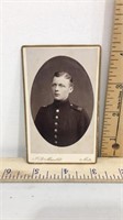 Vintage photo, civil war 98th regiment soldier.