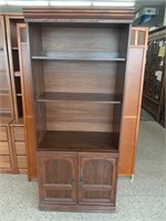 Wood Cabinet / Bookshelf with Adjustable Shelves