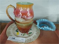 Hand-Painted Royal Bayreuth Pitcher