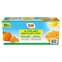 20-Pk Dole Mandarin Oranges, 107ml