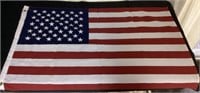 G) American flag it measures 37” x 22” is made of