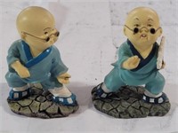 Two Chain Whip Kung Fu Monks