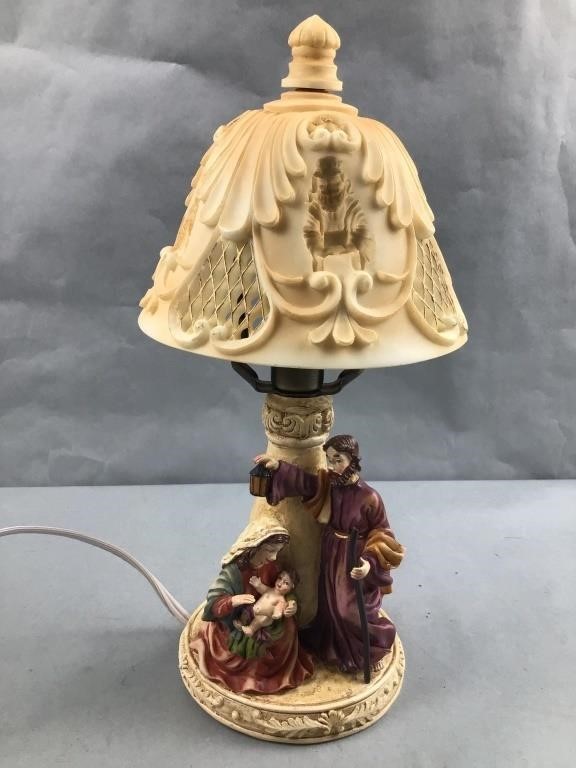 Mary and Joseph lamp