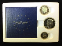 1976 US Bicentennial Silver Proof Set, w/ coa &