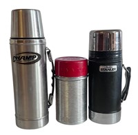 Stanley, Thermos & Champ Vacuum Flasks