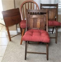 Folding Wood Chairs, Dining Chair