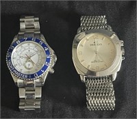 Men’s stainless working watches lot