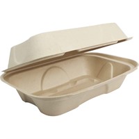 100% Compostable Disposable Food Containers with L
