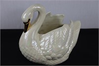 Ceramic Swan Planter