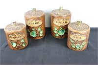 Retro Canister Set by Treasure Craft Made in USA