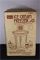 Sears 4qt Electric Ice Cream Freezer IOB