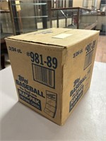 1989 - 3 BOX TOPPS BASEBALL RACK CASE - SEALED