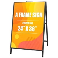 Open Box 24 x 36 Inch A Frame Sign Portable Double