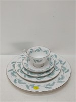 shelley serenity 5 pc place setting