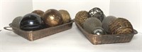 Decorative Orbs in Assorted Materials