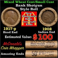 Small Cent Mixed Roll Orig Brandt McDonalds Wrappe