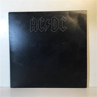 AC DC BACK IN BLACK VINYL RECORD LP ZZ