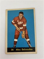 1960 Parkhurst Hockey Card - Alex Delvecchio #36