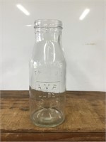 Original Embossed AMP Lube Oil Quart Bottle