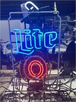"Lite - It's Miller Time" (2nd of 4) Neon Sign