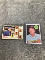 1969 Topps Earl Weaver & 1973 Topps Yogi Berra