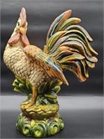 Large Scale Ceramic Rooster, Farmhouse Decor