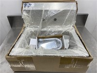 New In Box S/S Wall Mount Hand Sink W/ Faucet