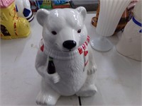 Coke Polar bear cookie jar