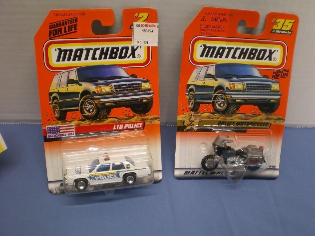 Police Vehicle Matchbox Diecast, NOS, 1998