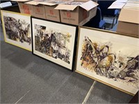 Three mid century prints