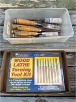 Wood chisels & Lathe tools