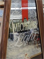Michelob Light Beer Mirrored Sign