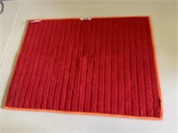 Fiesta ware brand drying mat reversible