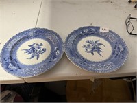 SPODE PLATES CHIP ON ONE