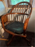 Wooden Office Chair Swivel