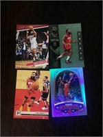 (4) James Harden Basketball Cards