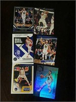 (6) Stephen Curry Basketball Cards