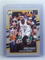 Jaylen Brown 2017 Donruss Press Proof /299