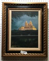 Landscape Oil on Canvas signed E.M. Humphreys