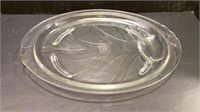 Glass Serving Tray Oval-shaped Pyrex