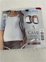 BODY BLEU 3 PACK OF WOMENS CAMIS MEDIUM