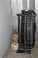 PROPANE TANKS AND METAL BASKETS/CARRIER