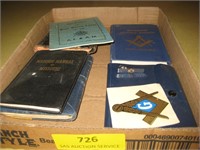 Masonic Books & Tie Clasp