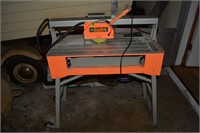8: Chicago Electric wet Tile saw. Works